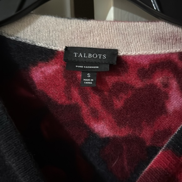 Talbots pure cashmere rose 3/4 sleeve sweater - Picture 2 of 10